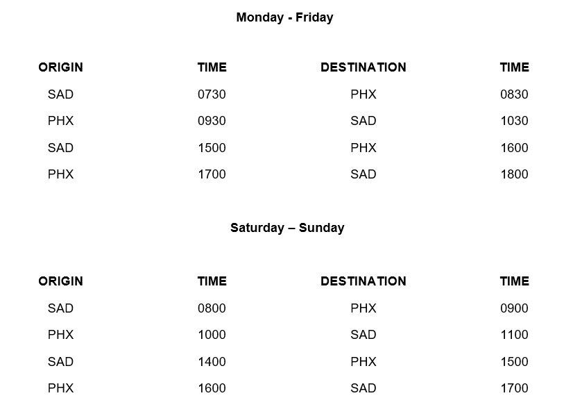 Airline Schedule